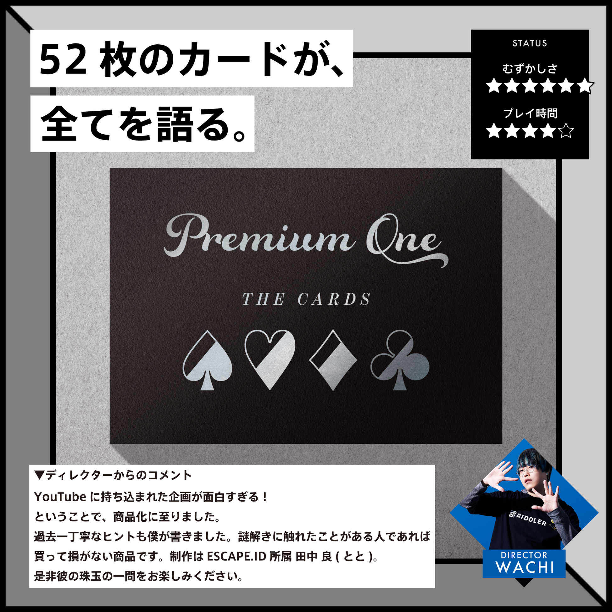 Premium One vol.1 -THE CARDS- – RIDDLER NAZO SHOP